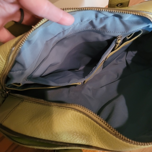 NWOT Cole Haan Light Green Leather Bag - Picture 9 of 13